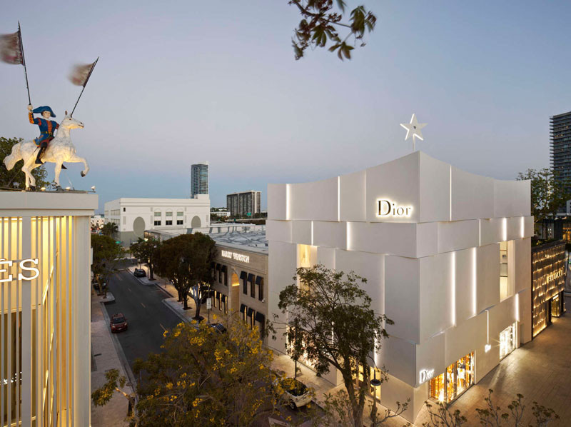 Dior Miami Facade, designed by Barbarito Bancel Architects