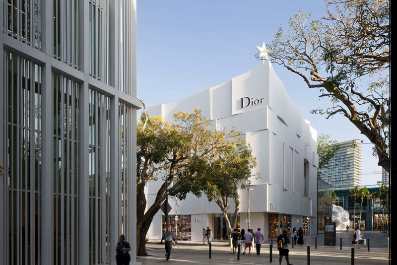 Dior Miami Facade, designed by Barbarito Bancel Architects