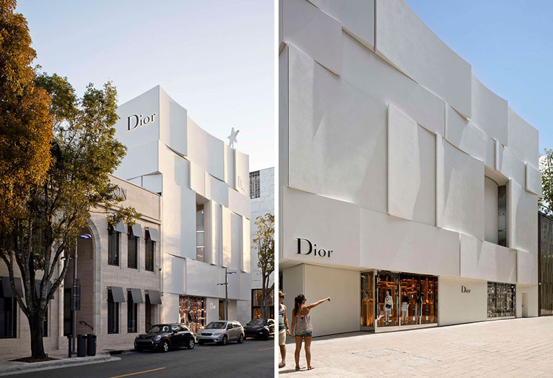 Dior Miami Facade, designed by Barbarito Bancel Architects