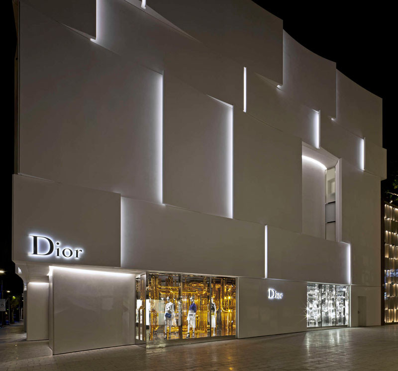 Dior Miami Facade, designed by Barbarito Bancel Architects