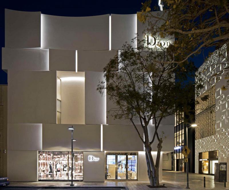 Dior Miami Facade, designed by Barbarito Bancel Architects