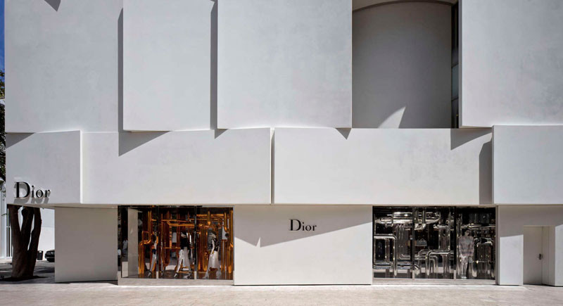 Dior Miami Facade, designed by Barbarito Bancel Architects