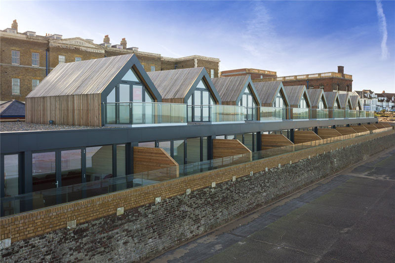 Margate Beach Houses by Guy Hollaway Architects
