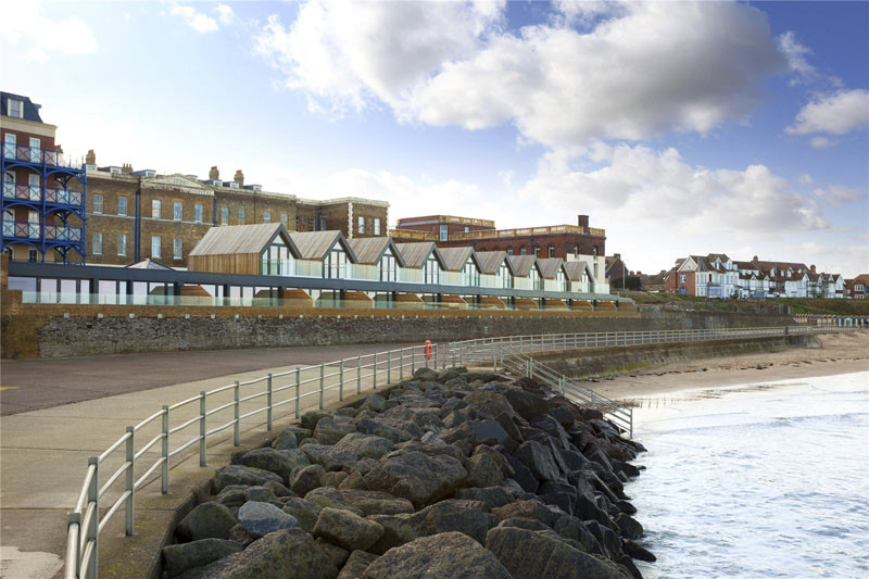 Margate Beach Houses by Guy Hollaway Architects