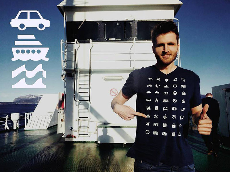 These t-shirts are designed help you to communicate when you are travelling