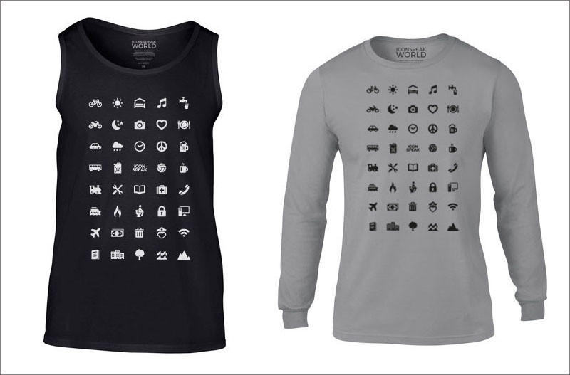 These t-shirts are designed help you to communicate when you are travelling