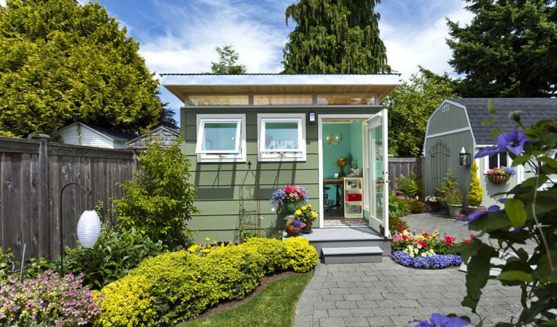 Forget The Man Caves, It's All About The She Shed This Spring