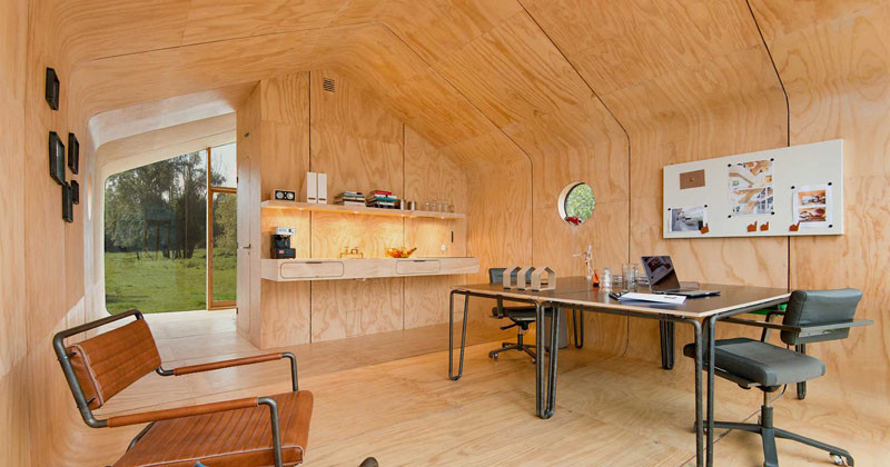 Wikkelhouse, a little house made from cardboard by Fiction Factory