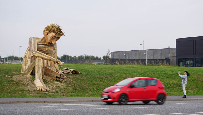 This Sculpture Was Destroyed In A Storm And Brought Back To Life