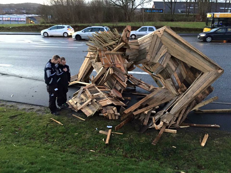 This Sculpture Was Destroyed In A Storm And Brought Back To Life