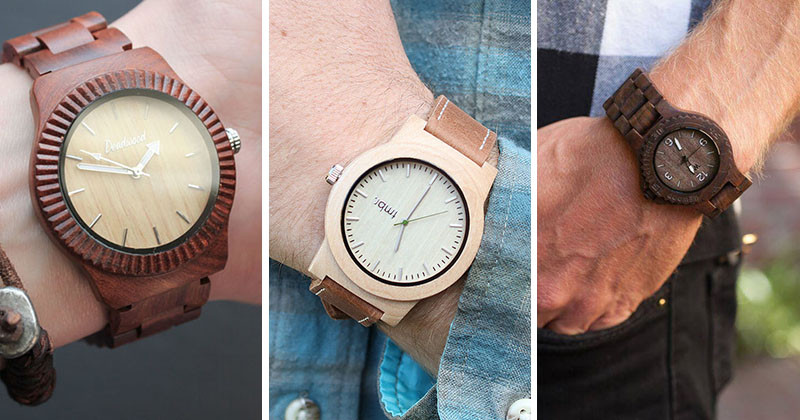 Modern wood watches are a great way to add style and a touch of nature to your outfit. Here's 15 wood watches to inspire your next fashion choice. #ModenWoodWatches #Style #WoodWatches #Watches