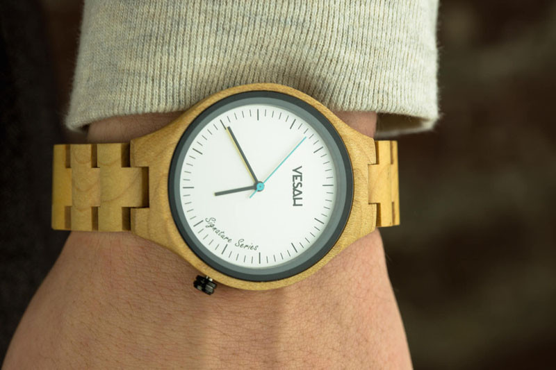 A modern light wood watch.  #ModenWoodWatches #Style #WoodWatches #Watches