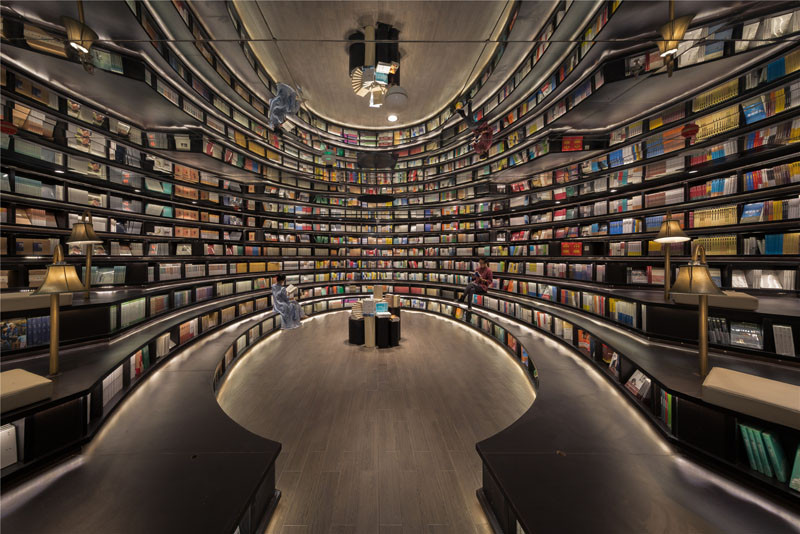 Zhongshuge Bookstore in Hangzhou, designed by XL-MUSE