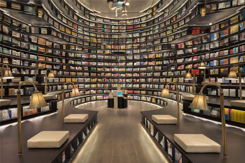 Zhongshuge Bookstore in Hangzhou, designed by XL-MUSE