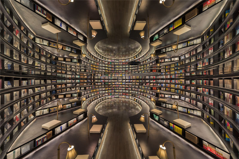 Zhongshuge Bookstore in Hangzhou, designed by XL-MUSE