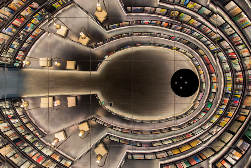 Zhongshuge Bookstore in Hangzhou, designed by XL-MUSE