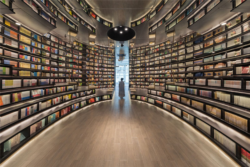 Zhongshuge Bookstore in Hangzhou, designed by XL-MUSE