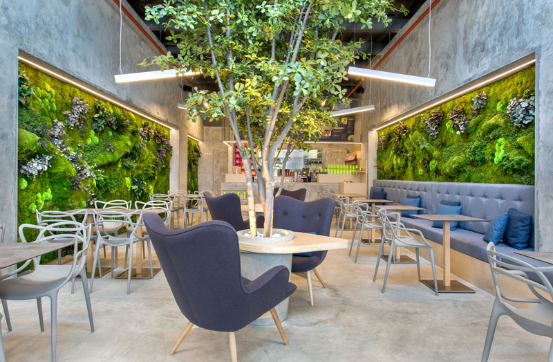 This Cafe Lets You Feel Like You're Dining In A Park