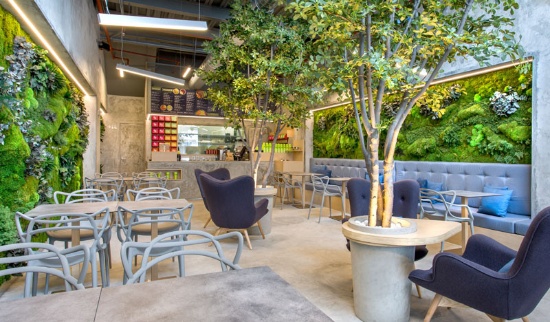 This Cafe Lets You Feel Like You're Dining In A Park