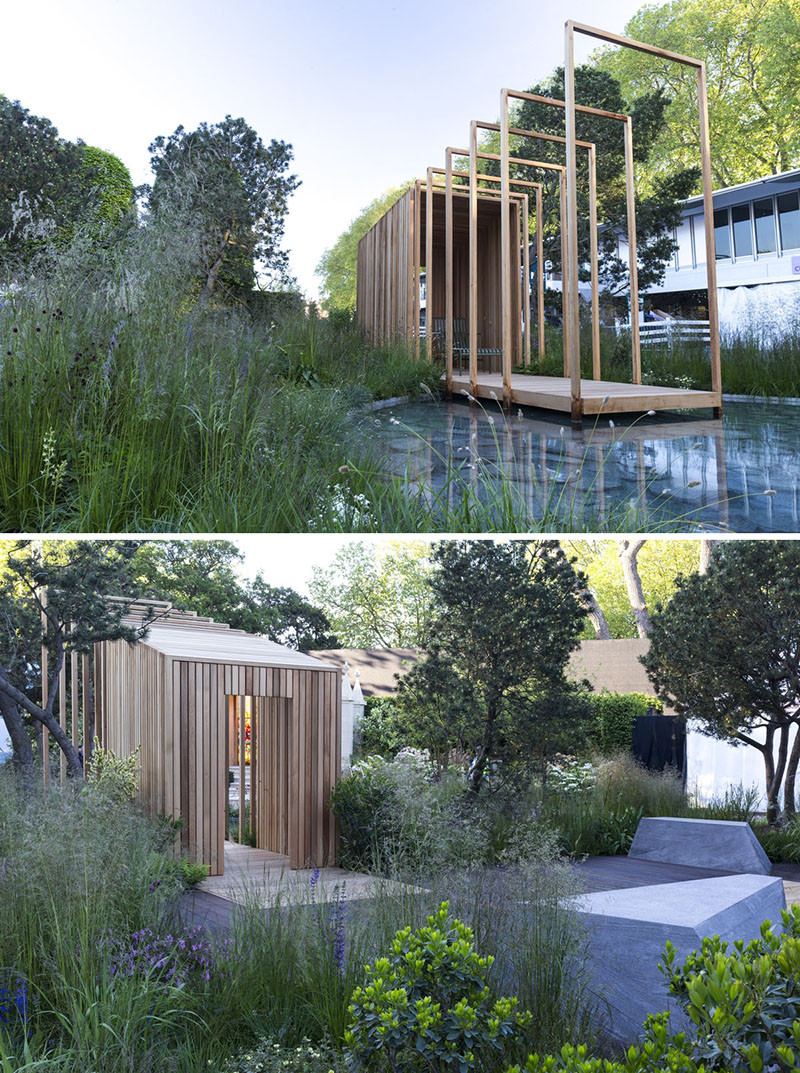 12 Inspirational Garden Designs From The 2016 Chelsea Flower Show // The Cloudy Bay Garden, designed by Sam Ovens.