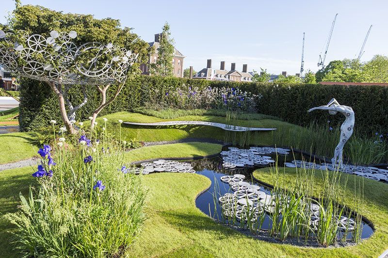 12 Inspirational Garden Designs From The 2016 Chelsea Flower Show // The Imperial Garden – Revive, designed by Tatyana Goltsova.