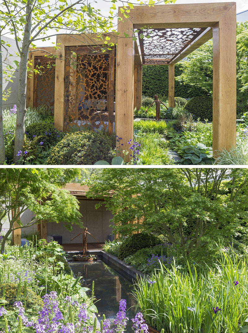 12 Inspirational Garden Designs From The 2016 Chelsea Flower Show // The Morgan Stanley Garden for Great Ormond Street Hospital, designed by Chris Beardshaw.