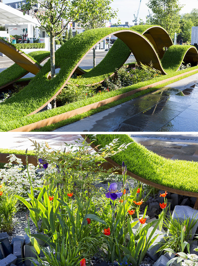 12 Inspirational Garden Designs From The 2016 Chelsea Flower Show // The World Vision Garden, designed by John Warland.