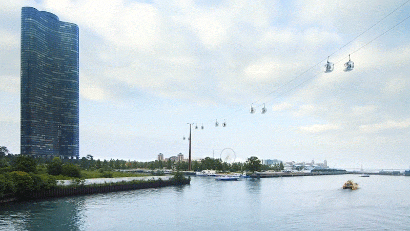 An Aerial Cable Car Has Been Proposed For Chicago