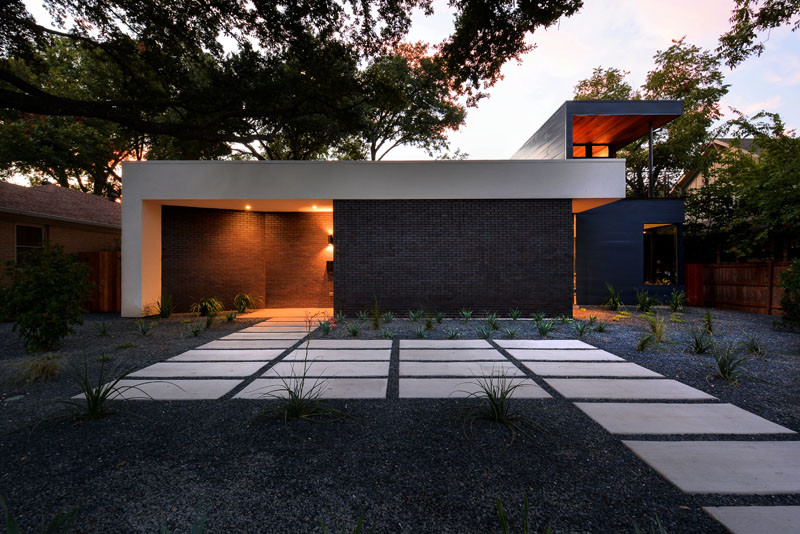 Main Stay House in Austin, Texas, designed by Matt Fajkus Architecture (MF Architecture) 