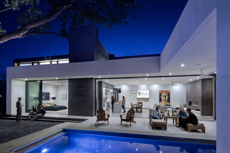 Main Stay House in Austin, Texas, designed by Matt Fajkus Architecture (MF Architecture) 