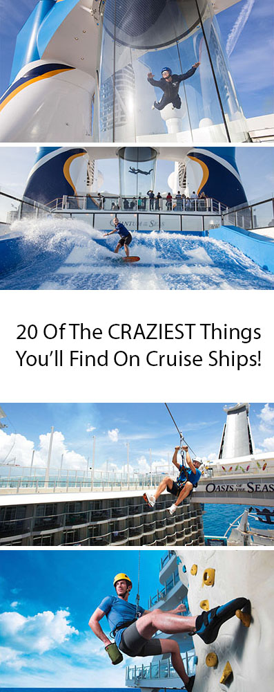 20 Of The Craziest Things You'll Find On Cruise Ships!