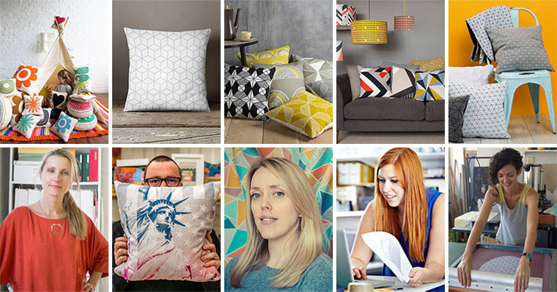 Graphic Print Pillows And The People Who Made Them