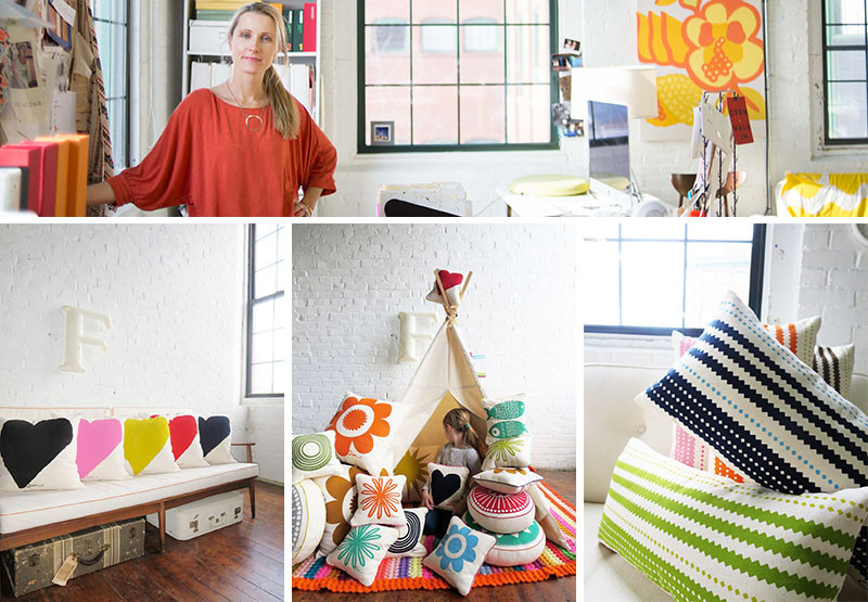 Graphic Print Pillows And The People Who Make Them