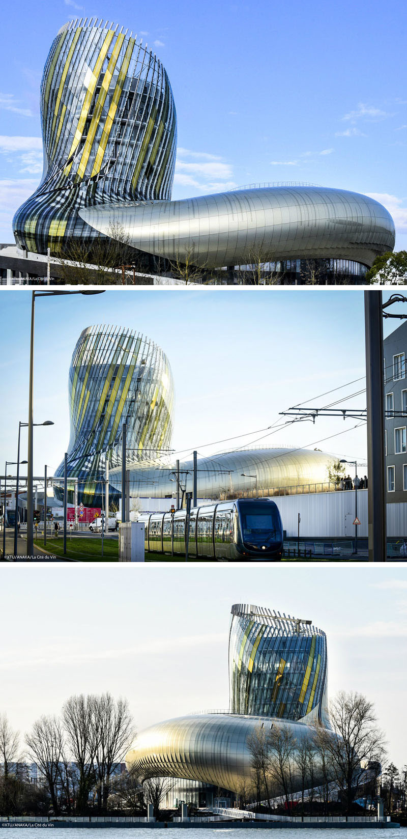 "La Cite du Vin", or "the City of Wine", is a mix between a theme park and a museum all about WINE opening June 1, in Bordeaux, France, the wine capital of the world.