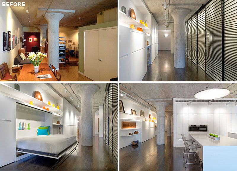 Inspiring BEFORE and AFTER photos of a San Francisco apartment ...