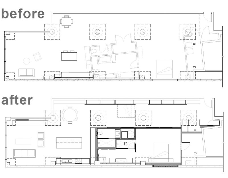 Inspiring BEFORE and AFTER photos of a San Francisco apartment ...