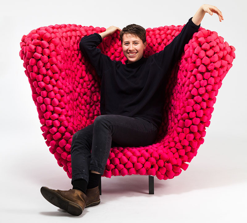 Have A Look At How This Colorful Woven Chair Was Made