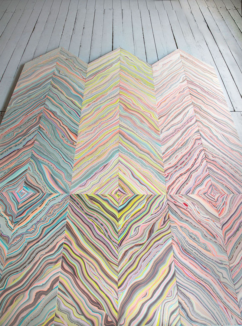 See How These Colorful Marbled Floors Are Made