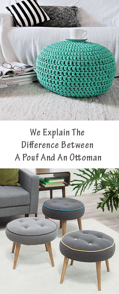 We Explain The Difference Between A Pouf And An Ottoman?