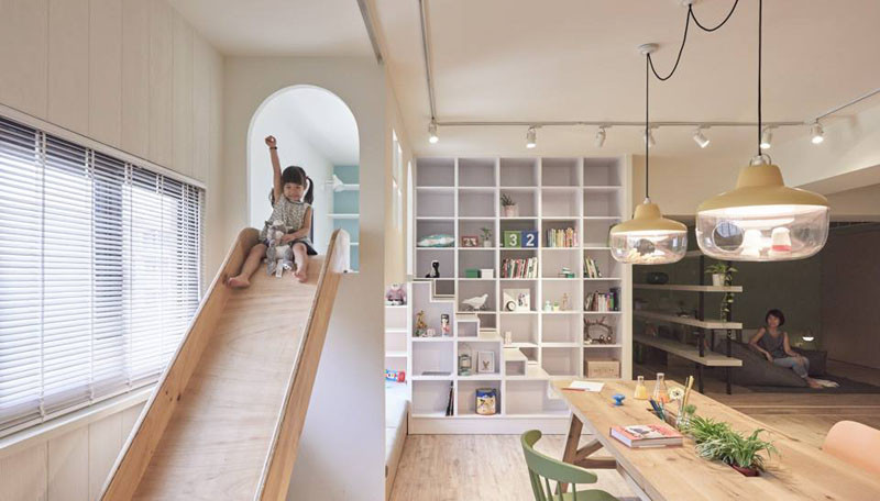 Design Detail - This Home Has A Lofted Playspace & Slide