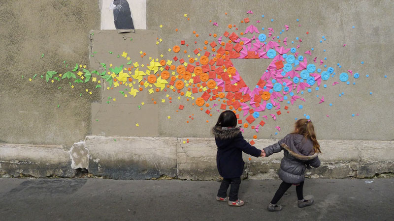 This Urban Artist Creates Rainbow Colored Art Around The World