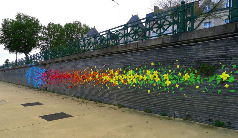 This Urban Artist Creates Rainbow Colored Art Around The World