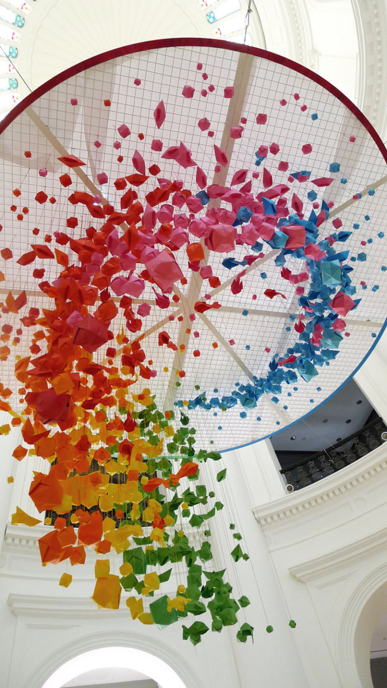 This Urban Artist Creates Amazing Rainbow Colored Art Around The World