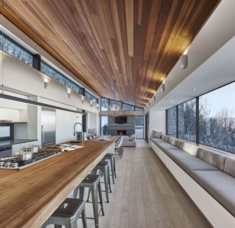 20 Awesome Examples Of Wood Ceilings That Add A Sense Of Warmth To An
