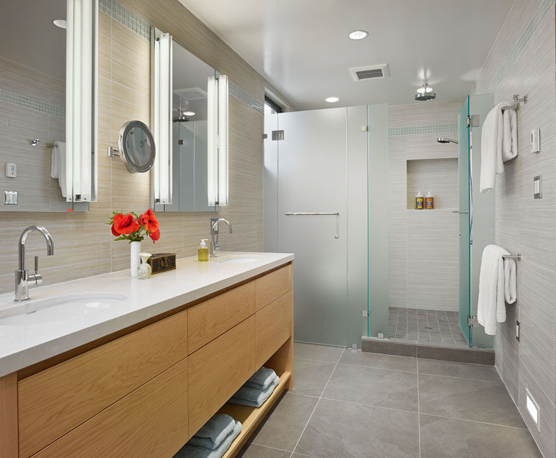 15 Examples Of Bathroom Vanities That Have Open Shelving