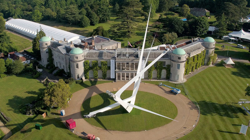 Gerry Judah Creates A Huge Sculpture At Goodwood Festival Of Speed To Celebrate 100 Years of BMW 