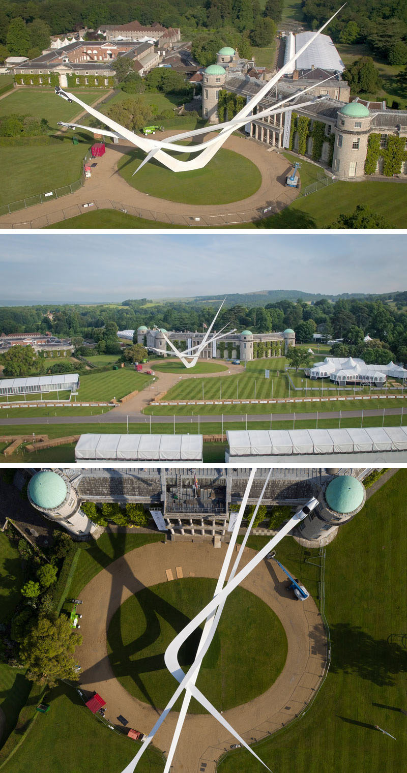 Gerry Judah Creates A Huge Sculpture At Goodwood Festival Of Speed To Celebrate 100 Years of BMW 