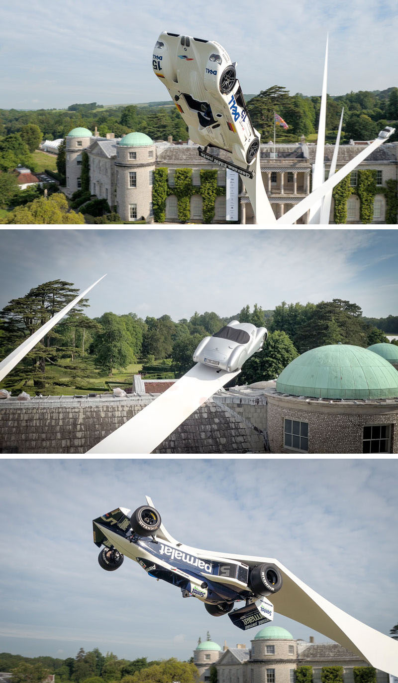 Gerry Judah Creates A Huge Sculpture At Goodwood Festival Of Speed To Celebrate 100 Years of BMW 