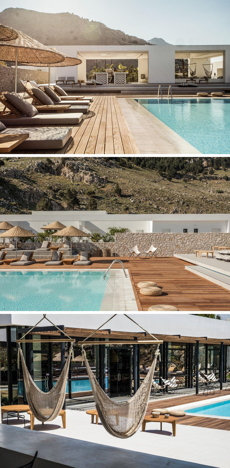 17 Pictures Of The Recently Opened Casa Cook In Rhodes, Greece // The Swimming Pool And Deck Area