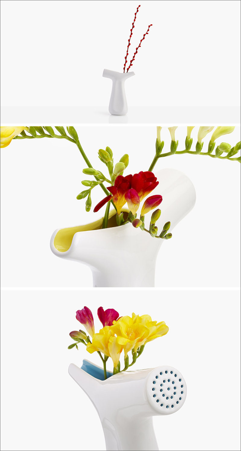 Function And Design Combine In This Watering Pot And Vase
